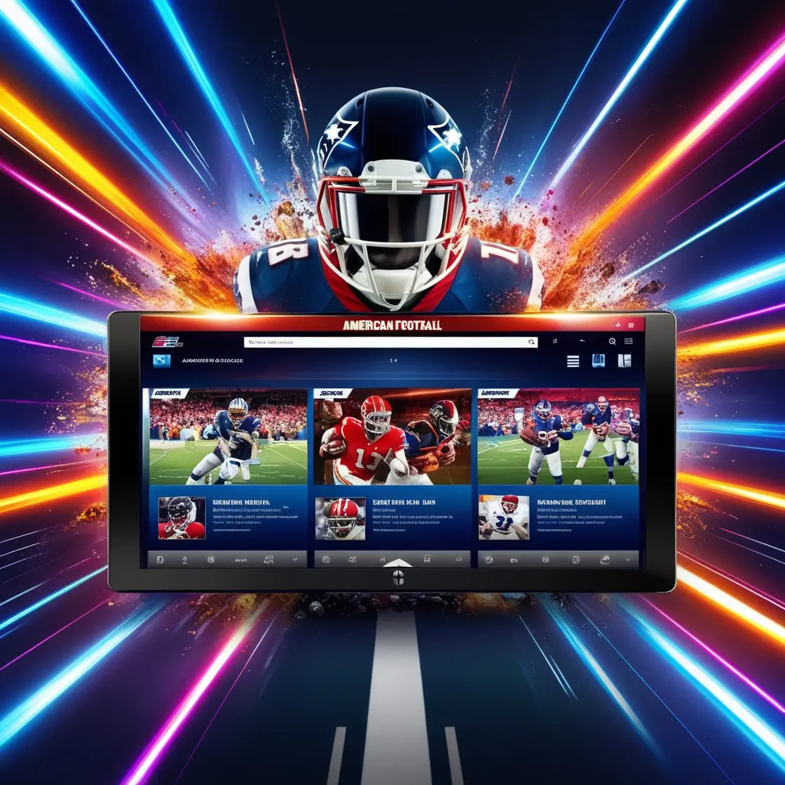 american football with iptv subscription