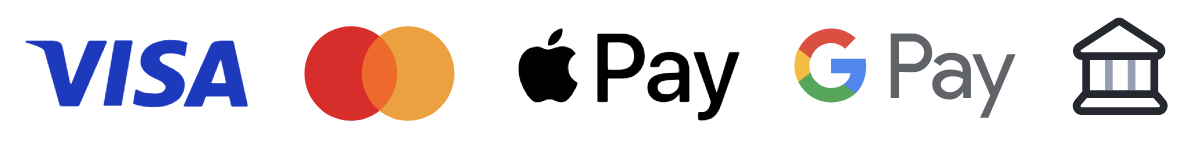 Credit Card , apple pay , google pay and bank